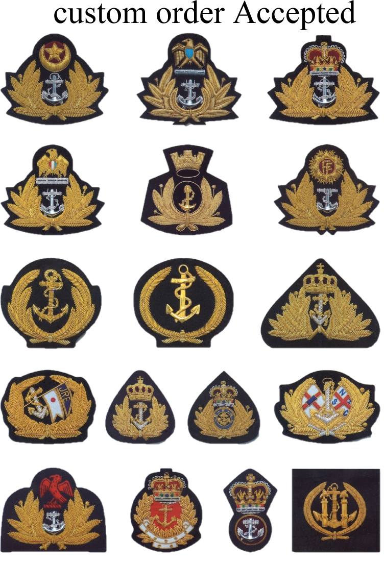 Army-uniform-accessories-metal-badges | HAND EMBROIDERY GOLD BULLION ...